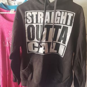 Straight outta cali hooded sweatshirt